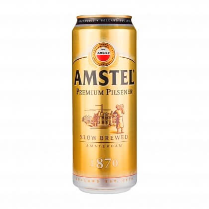 Amstel - het beste light bier in Rusland